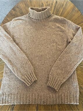 Vintage Urban Outfitters Co-Op Speckled Brown Turtleneck Sweater